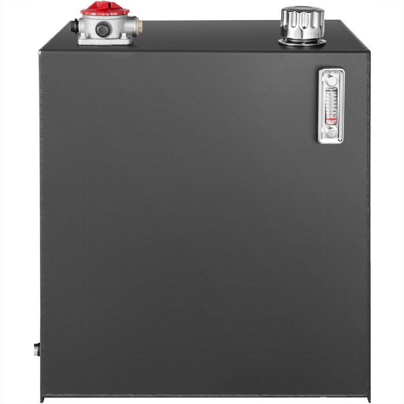 Hydraulinen öljysäiliö 95 l kylmävalssattu teräs suodattimella sekä tason ja lämpötilan mittarilla