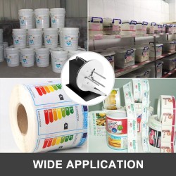 Automaattinen etiketinkelaaja 304-ruostumaton teräs 6061-ilmailualumiini 120 mm kelausleveys 200 mm maksimikelaushalkaisija