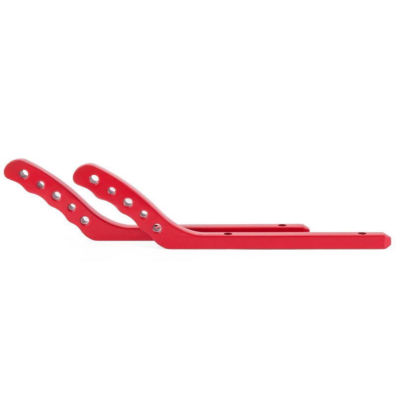 Etu- ja takakahvat alumiiniseos 4 kpl punaiset sopivat Jeep Wrangler JK 2007–2017