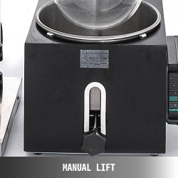 Pyöröhaihdutin ruostumatonta terästä borosilikaattilasi 5L keittopullo 3L vastaanottopullo manuaalinen nosto