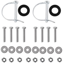 Peräpeiliin asennettava veneen kuljetuspyöräsarja ruostumatonta terästä polyuretaanivaahto kumiveneille 136 kg