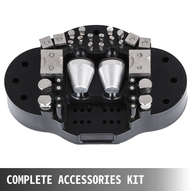 Pallopuristin teräsrunko 3 tuumaa 30 lisäosaa karkaistulla kromipinnoitteella korutyöhön