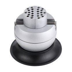 Teräksinen kaiverruspallopenkki 7,6 cm 360 asteen pyörivä vahvistetun muovin pohja 30 lisävarustetta