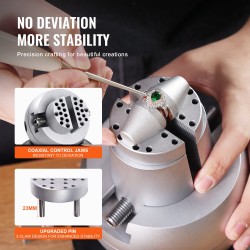 Pallopuristin teräksinen 127mm pallo 360 asteen pyörivä jalusta 69 osaa