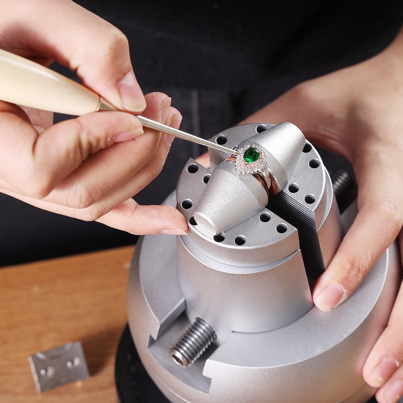 Pallopuristin teräksinen 127mm pallo 360 asteen pyörivä jalusta 69 osaa