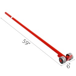 Viputankovaunu terästä 3 t kantavuus 150 cm kahvalla paksunnettu nokkalevy