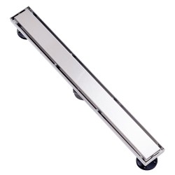 Linjakaivo 610 mm harjattu 304 ruostumaton teräs laattakannella säädettävillä jaloilla hiussihdillä