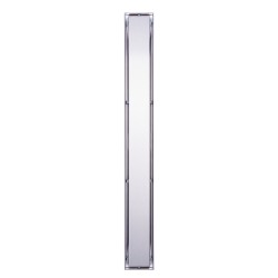 Linjakaivo 610 mm harjattu 304 ruostumaton teräs laattakannella säädettävillä jaloilla hiussihdillä