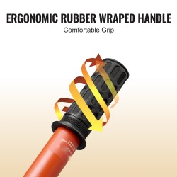 Tukkinostin hiiliteräksinen 1219 mm kahvalla säädettävällä koukulla enintään 25 tuuman halkaisijalle