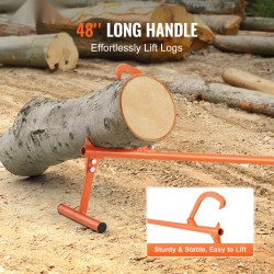 Puutavaranostin 1219 millimetriä varsi hiiliteräsrakenne säädettävä koukku enintään 15 tuumaa