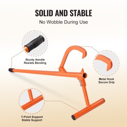 Puutavaranostin 1219 millimetriä varsi hiiliteräsrakenne säädettävä koukku enintään 15 tuumaa