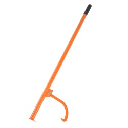 Puunkäsittelykoukku 1500 mm hiiliteräs säädettävä kumipäällysteinen kahva sopii jopa 813 mm tukkeihin