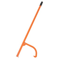 Puunkäsittelykoukku hiiliteräs 1180 mm säädettävä koukku kumipäällysteinen kahva