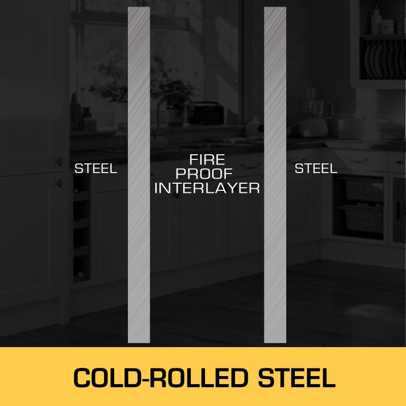 Teräksinen säilytyskaappi palaville nesteille 11 gallonaa maadoitus valuma-allas ilmanvaihtoaukot