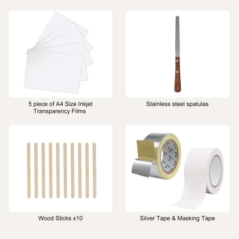 Silkkipainosarja 2 alumiinikehystä 8x10 ja 10x14 tuumaa 110-lankainen polyesteriverkko