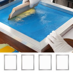 Silkkipainokehykset 4 kpl alumiinirunko 20x24 tuumaa 355-verkkoinen nylon-polyesteriverkko