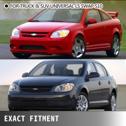 Pakosarja 304‑luokan ruostumatonta terästä lyhyt turbo Chevy Corvette 1963–1981 V8