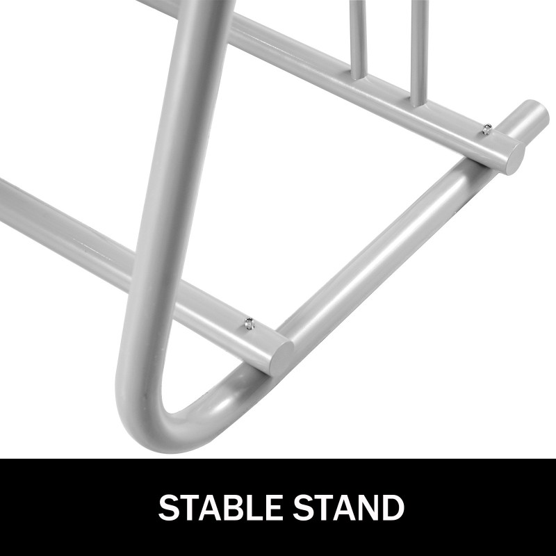 Pyöräteline sinkitty teräs 9 paikkaa yksipuolinen pulverimaalattu sisä ja ulkokäyttö