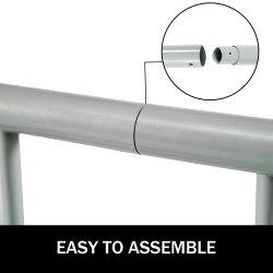 Pyöräteline sinkitty teräs 9 paikkaa yksipuolinen pulverimaalattu sisä ja ulkokäyttö