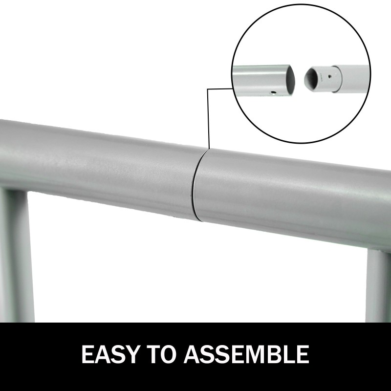 Pyöräteline sinkitty teräs 9 paikkaa yksipuolinen pulverimaalattu sisä ja ulkokäyttö