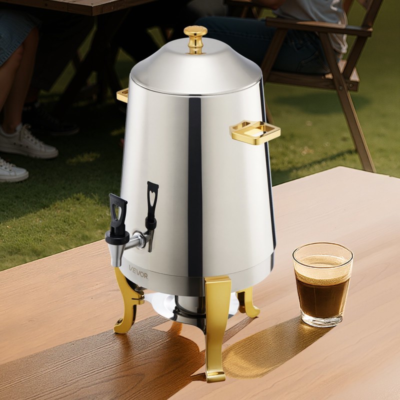 Juoma-annostelija ruostumaton teräs 13 l alkoholipoltin tiputtamaton hana