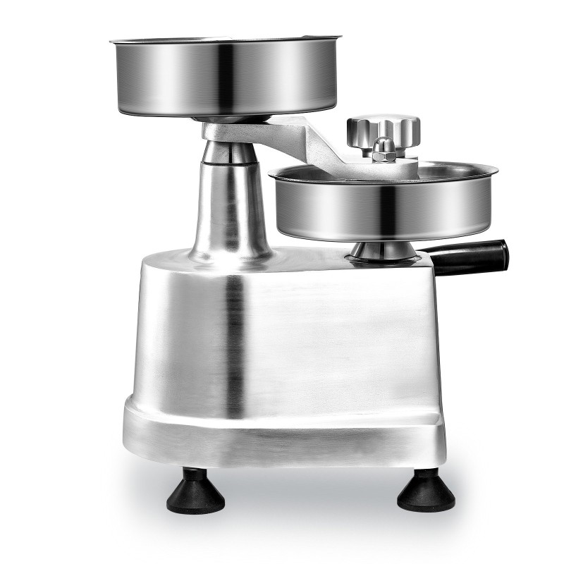 Hampurilaispihvikone ruostumaton teräs kolme muottikokoa 4 5 6 tuumaa 1500 pihvipaperia