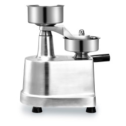 Hampurilaispihvipuristin manuaalinen 130 millimetriä ruostumaton teräskulho alumiinirunko 1000 pihvipaperia