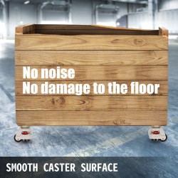 Tasasäätöpyöräsarja 4 kpl 63 mm nailonpyörä nitrilikumi-tukijalka 500 kg pyörää kohti