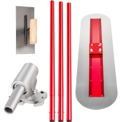 Betonihiertimen sarja mangaaniteräksinen hiertolapa 1200 x 300 mm 1 8 m varrella