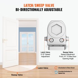 Ovensuljin valettu alumiini hydraulinen säädettävä 45 kg sisä ja ulkokäyttöön