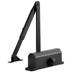 Hydraulinen ovensuljin valualumiinirunko 68 kilogramman kantavuudelle säädettävä sulkeutumisnopeus musta malli D300S