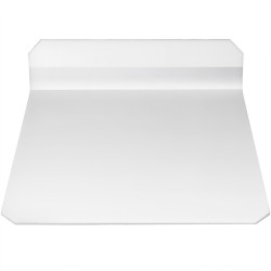 Tärylevyn suojamatto muovinen 48,5 x 49 cm 0,6 cm paksu 2 kiinnitysklipsiä