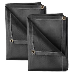 Lasikuituinen hitsauspeite ja palosammutuspeite 2 kpl 2,44x3,05 m 550°C