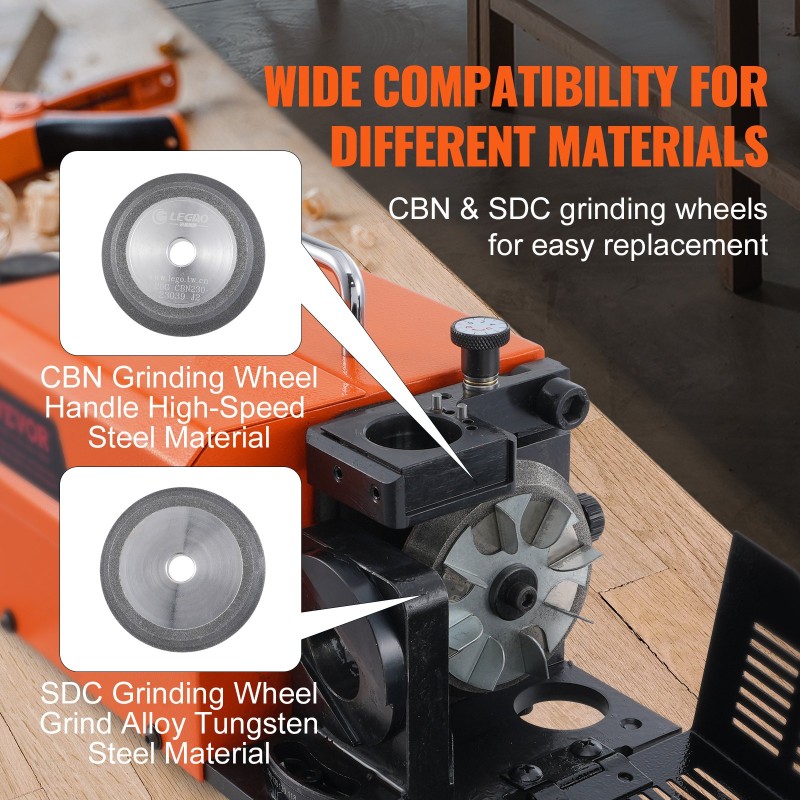 Poranterien teroitin 3–13 mm säädettävä kärkikulma 95–135 astetta 11 kiristintä kaksi hiomalaikkaa