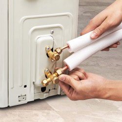 Kuparinen mini-split linjasarja 7620 mm 6,35 ja 9,53 mm kolmikerroksinen eristys