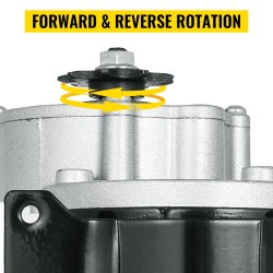 Harjallinen 24V tasavirtamoottori 350W 3000 r/min 410-9T ketjuratas rauta-alumiinikotelo