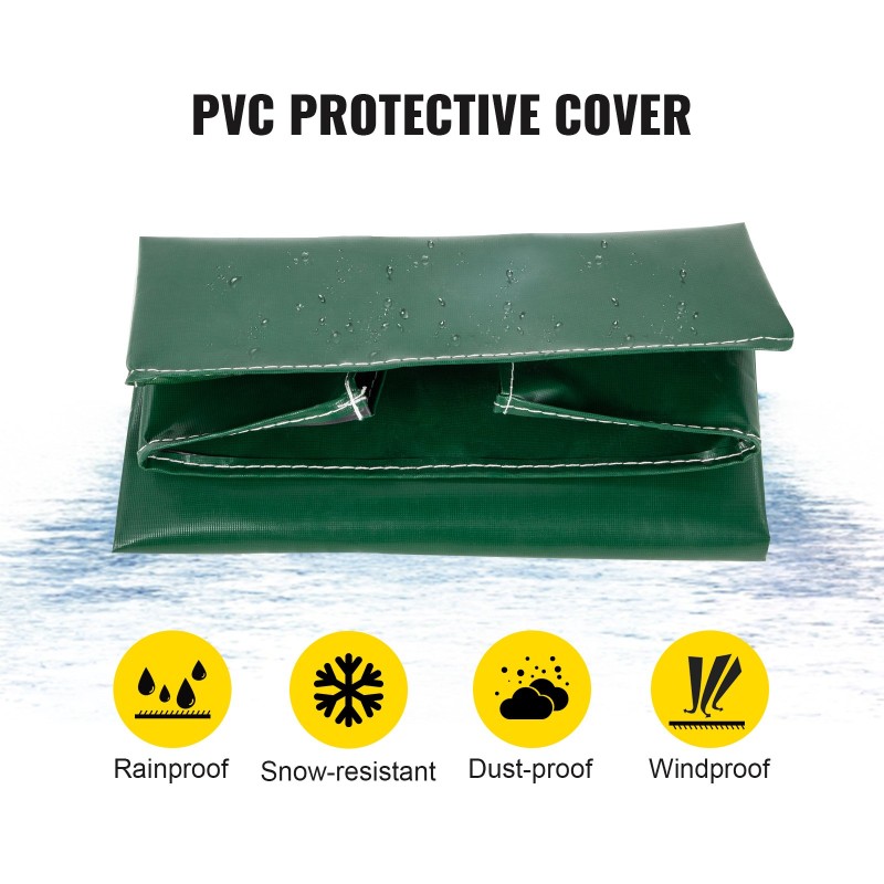 Teräksinen polttopuuteline musta 244,5×36,2×122 cm 590 kg ulkokäyttöön suojapeitteellä