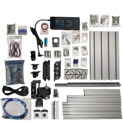 3-akselinen CNC-kaiverruskone alumiiniseosrunko 300 x 180 x 45 mm työalue GRBL-ohjainkortilla