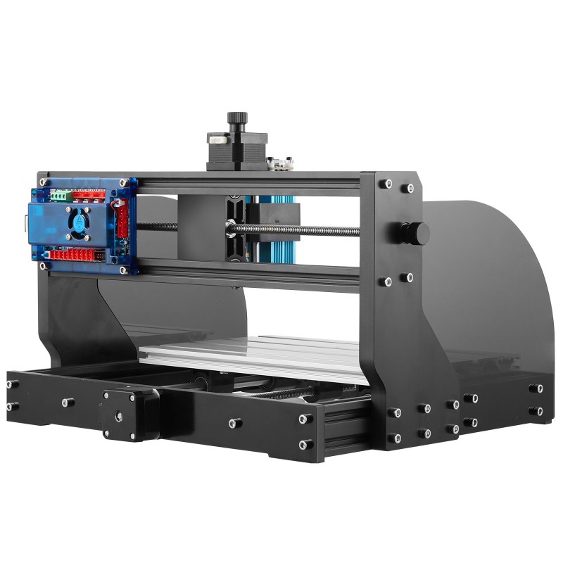 CNC-jyrsinkone alumiinirunko 300×180×45 mm 3-akselinen GRBL-ohjaus offline-ohjaimella