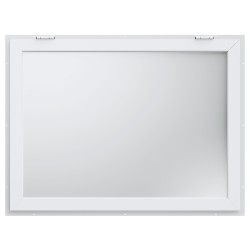 Tarjoiluikkuna alumiiniseos 1220×915 mm ruokarekkoihin 85° avautuma kiinteällä markiisiovella