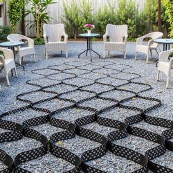 Soramoduuli 75 mm syvä 5200×2700 mm läpäisevä kennorakenne ajoneuvopysäköintiin