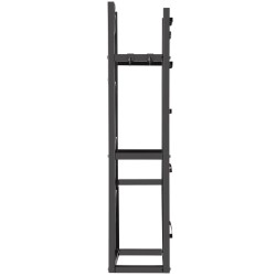 Hiiliteräs kylmäainepulloteline 6 paikkainen 48x12x15 tuumaa kaasu ja typpisylintereille