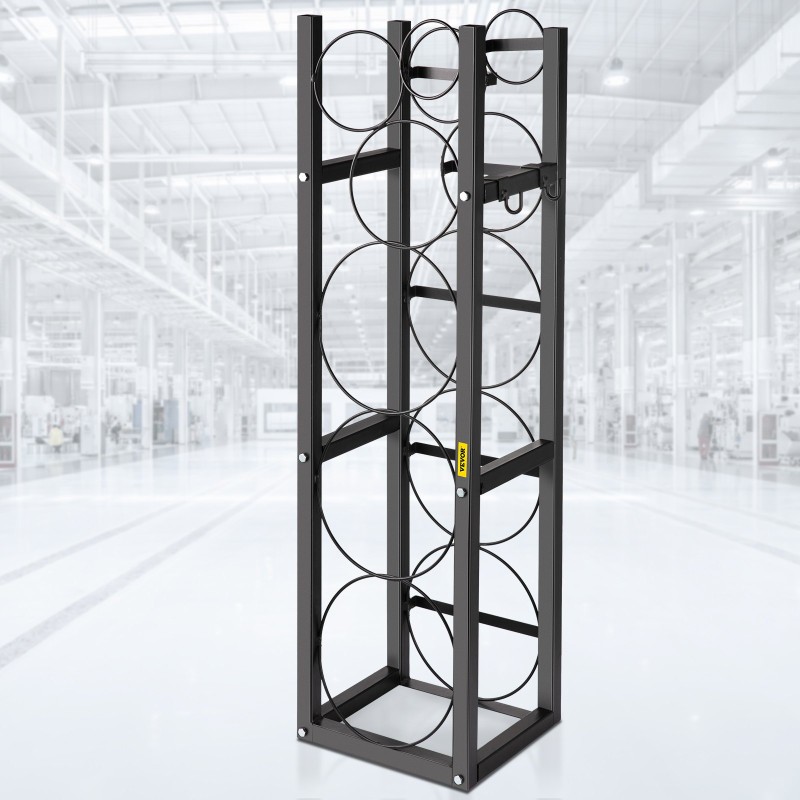 Sylinteriteline hiiliteräksestä 116,8x30,5x28 cm 6 paikkaa kylmäaineille