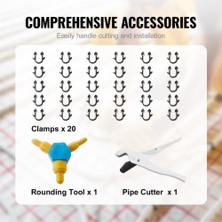 Alumiini-muovikomposiittiputki 16 mm 2 mm 300 m lattialämmitykseen käyttövesiin