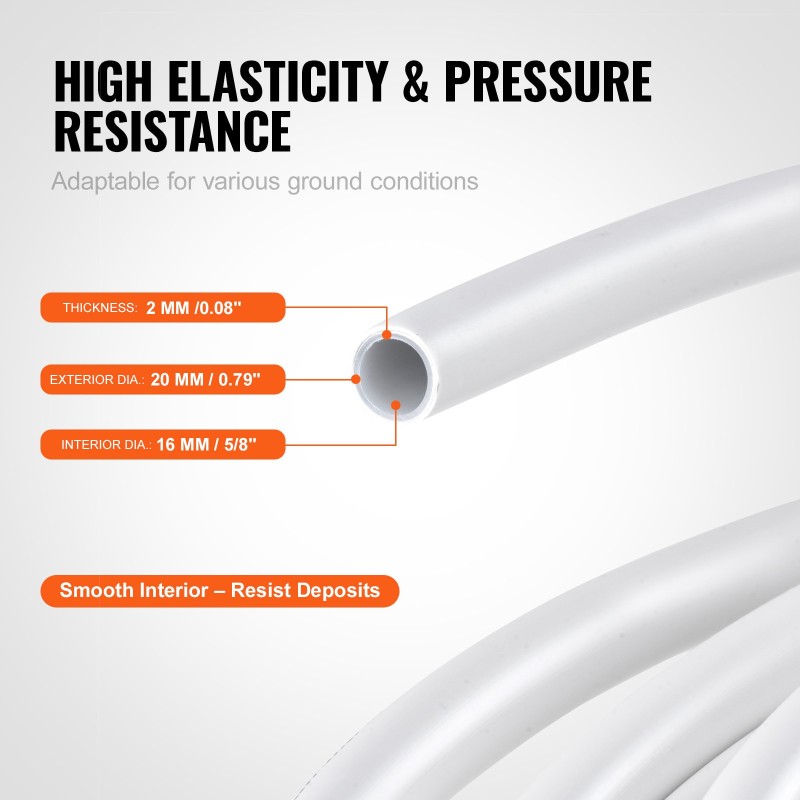 PEX-AL-PEX alumiini-muovikomposiittiputki 20 mm 50 m 2 mm lattialämmitykseen