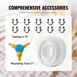 Alumiini-muovikomposiittiputki PEX-AL-PEX 16 mm 2 mm 100 m lattialämmitykseen