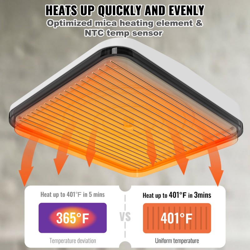 Lämpöpuristin 30x25 cm PTFE-pinnoitetulla levyllä tekstiilien personointiin