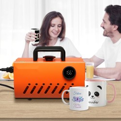 Kuppiprässi 11–30 unssin kapasiteetti 30 unssin lämmityselementillä sopii keramiikkaan ja ruostumattomalle teräkselle