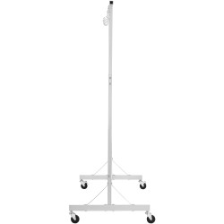 Ajoneuvo-osien maalausteline teräs säädettävä 152–213 cm 30 kg 8 koukkua 4 pyörää