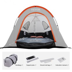 Lavateltta kaksikerroksinen vedenpitävä 2000 mm sopii 5,5–6 jalan lavalle 2–3 henkilölle